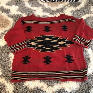 Aztec Print sweater